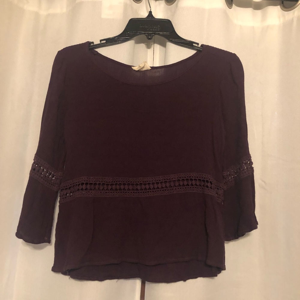 Deep purple top